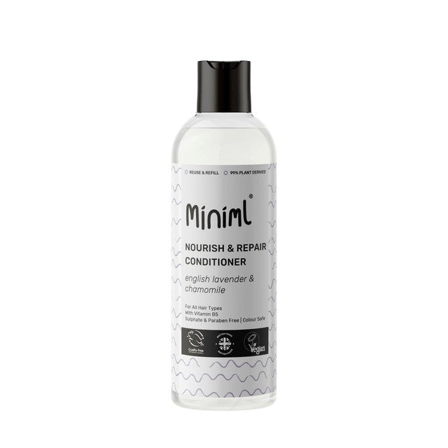 Miniml Lavender & Chamomile Hair Conditioner 500ml, imported from the UK