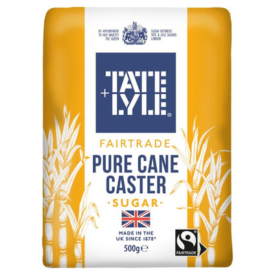 Tate & Lyle Fairtrade Caster Sugar Pure Cane Sugar 500g
