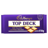 Cadburys Top Deck Milk Chocolate  White Chocolate Limited Edition 110g