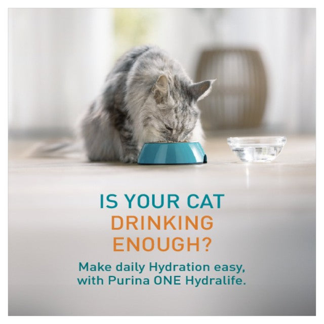 Purina One Hydralife with chicken cat supplement 6x50g pouches, imported from the UK