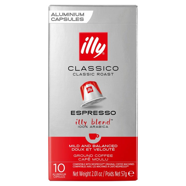 illy Classico Espresso Coffee Pods 10 Count, UK version
