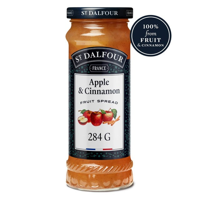 St Dalfour apple & cinnamon fruit spread 284g (British brand)