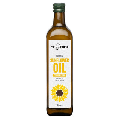 Mr Organic Organic Sunflower Oil Cooking Oil 750ml