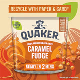Quaker Heavenly Oats Caramel Fudge Porridge Pot 58g imported from the UK