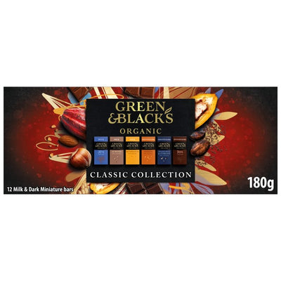 Green & Black's Organic Classic Chocolate Collection Gift Box 180g