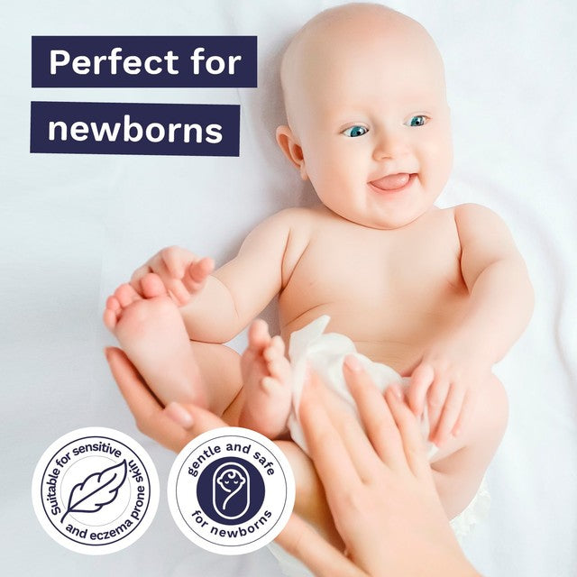 Pura plastic free baby wipes, imported from the UK