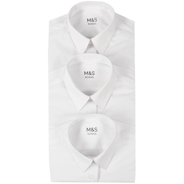 M&S girls blouses white 4-5 years, imported from the UK