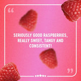 Berryworld raspberries fresh fruit 150g - British product