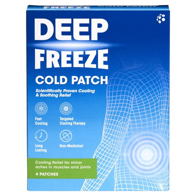 Deep Freeze Cold Patches Cooling Pain Relief Patches