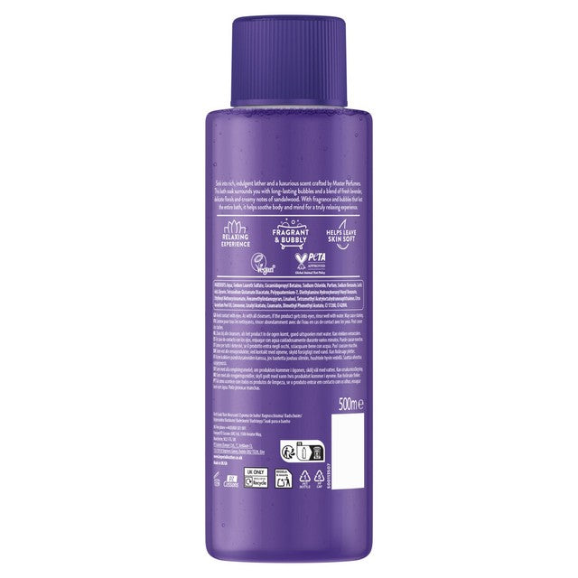 Imperial Leather bubble bath lavender and wild iris 500ml, imported from the UK