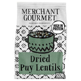 Merchant Gourmet Puy lentils 300g, imported from the UK