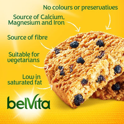 Belvita frokostkjeks myke bakverk fylt med blåbær