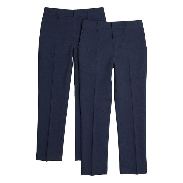 M&S boys skinny leg school trousers navy 10-11 years, imported from the UK