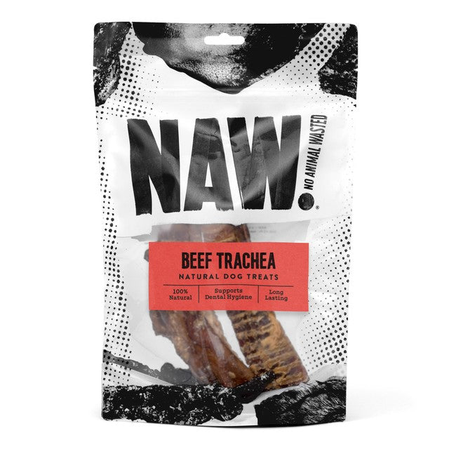 NAW Beef Trachea Dog Treat 200g, imported from the UK