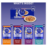 Purina One mini fillets cat food multipack 40x85g, imported from the UK
