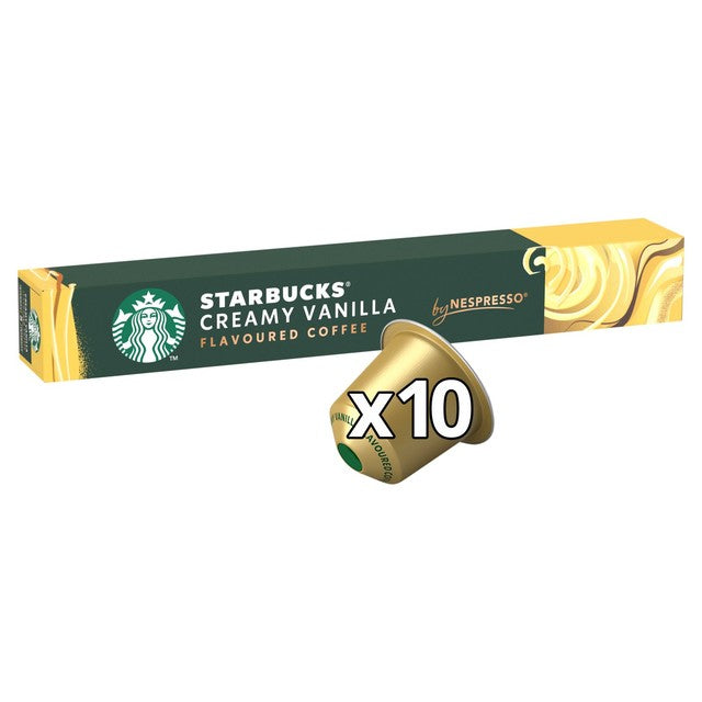 Starbucks vanilla flavoured coffee capsules 10 pack (British brand)