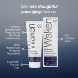 Waken Whitening Toothpaste PepperMint 75ml (British brand)