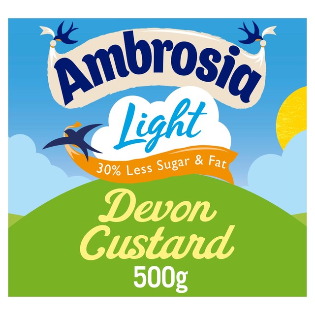 Ambrosia Light Reduced Sugar Custard 500g - British product