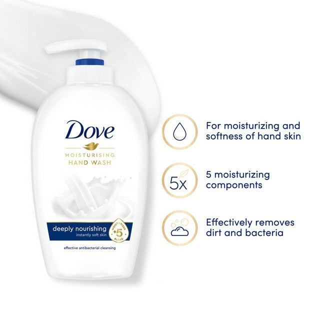 Dove liquid moisturising cream hand wash 250ml - British product