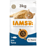 IAMS senior cat food with tuna 3kg, UK version