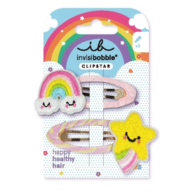 Invisibobble kids snap clip Happy Sky 2pc, UK version