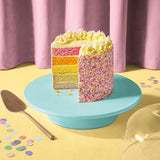 M&S rainbow layer cake 900g, imported from the UK