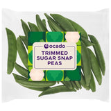 Ocado Trimmed Sugar Snap Peas 150g, imported from the UK
