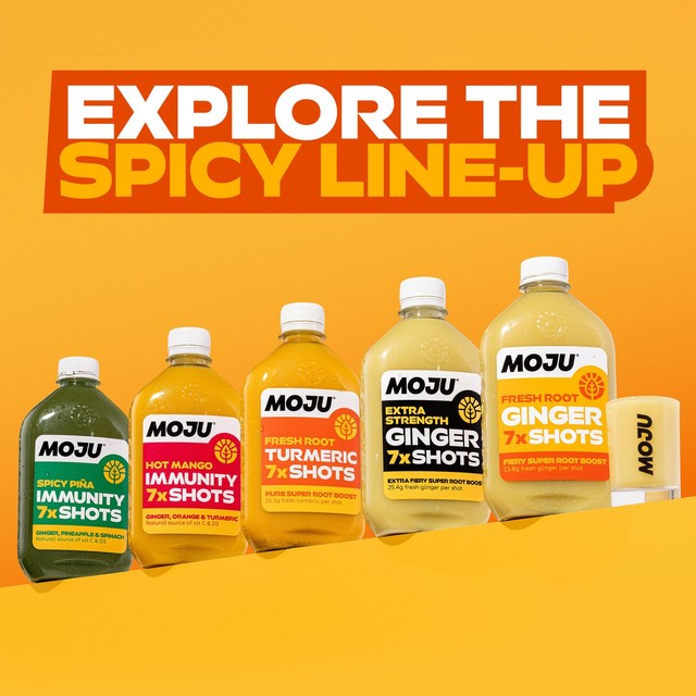 Moju Ginger Extra Strength Shot 420ml, imported from the UK