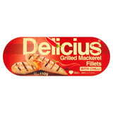 Delicius grilled mackerel fillets with chili 110g - British product