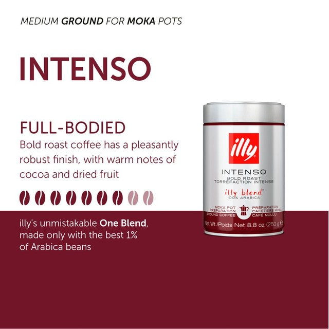 illy Ground Intesno Roast Moka
