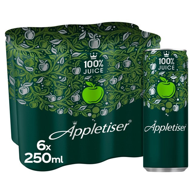 Appletiser sparkling apple juice 6x250ml - British product