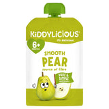 Kiddylicious smooth pear baby food pouch 100g, UK version