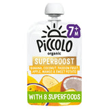 Piccolo baby food pouch banana coconut passionfruit 100g, imported from the UK