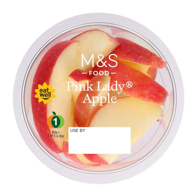 M&S Pink Lady apple slices 90g, imported from the UK