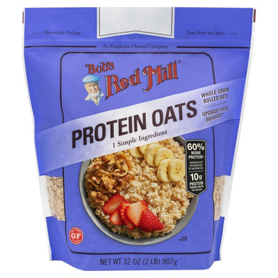 Bob's Red Mill Gluten Free Protein Rolled Oats Breakfast 907g