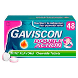 Gaviscon mint flavour chewable tablets 48 pack - British product