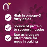 Naturya organic chia seeds 300g, imported from the UK