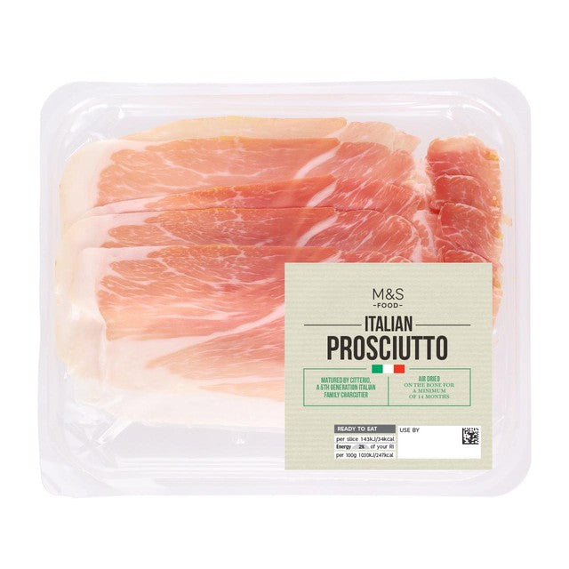 M&S Italian Prosciutto 70g, imported from the UK