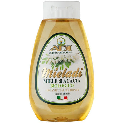 Bouteille souple de miel biologique ADI Apicoltura Acacia 250g