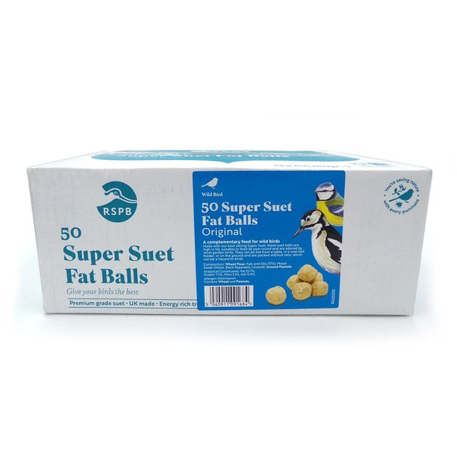 RSPB Super Suet Fat Balls, imported from the UK