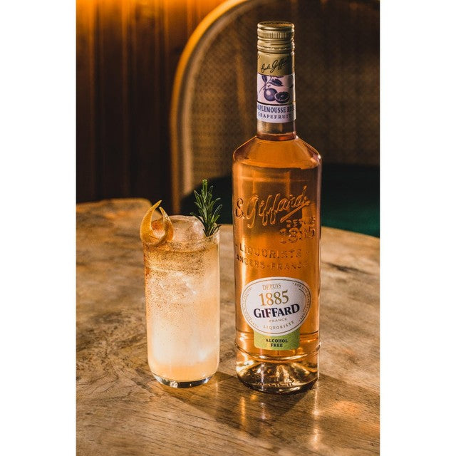 Giffard Alcohol-Free Pink Grapefruit Liqueur 70cl, UK version