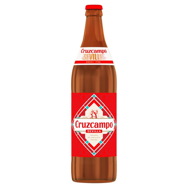 Cruzcampo lager beer 660ml - British product