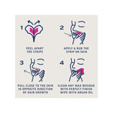 Veet wax strips for face sensitive skin 20 pack (British brand)