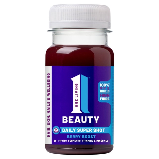 One Living Beauty Health Shot Mixed Berry 100ml, imported from the UK