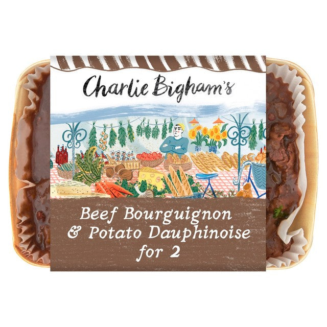 Charlie Bigham's Beef Bourguignon ready meal 850g - British product