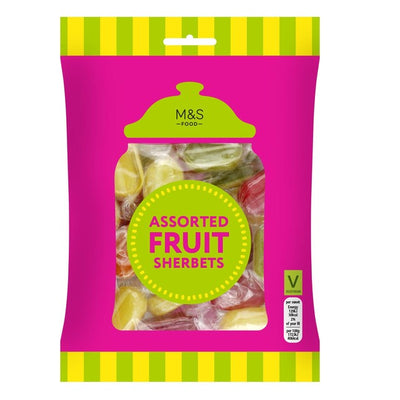 M&S Assortert Frukt Sherbet Godteri 225g