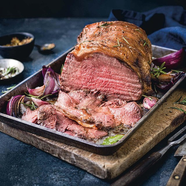 M&S beef sirloin joint 1.25kg, imported from the UK
