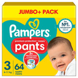 Pampers Nappy Pants Premium Protection 3, imported from the UK
