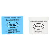 Fussy Wavy Days natural deodorant refill 40g - British product