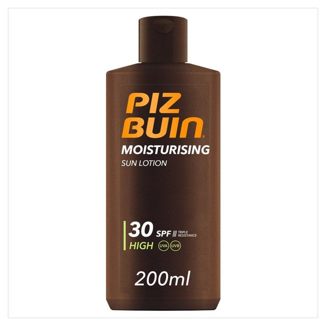 Piz Buin sun lotion SPF30 200ml, imported from the UK